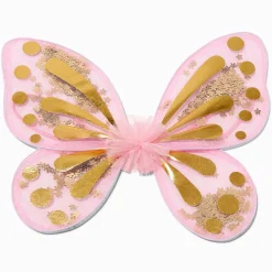 Ailes shaker roses et couleur dorée Claire's Club