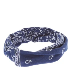 Bandeau torsadé bandana - Bleu marine