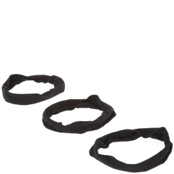 Bandeaux noirs unis - Lot de 3