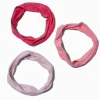 Bandeaux roses aux designs variés - Lot de 3