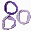 Bandeaux violets mixtes - Lot de 3