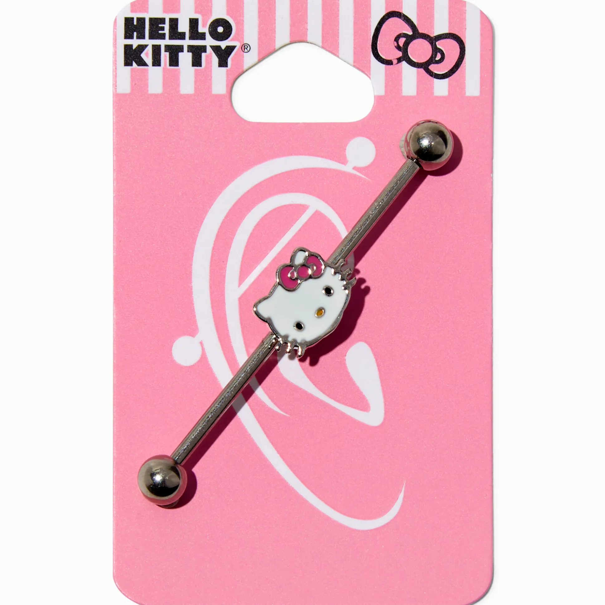 Barre industrielle 1,6 mm visage émaillé Hello Kitty®
