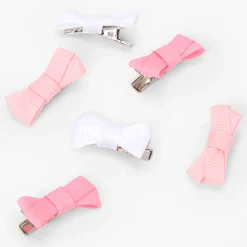 Barrettes à cheveux avec dégradé rose Claire's Club - Lot de 6
