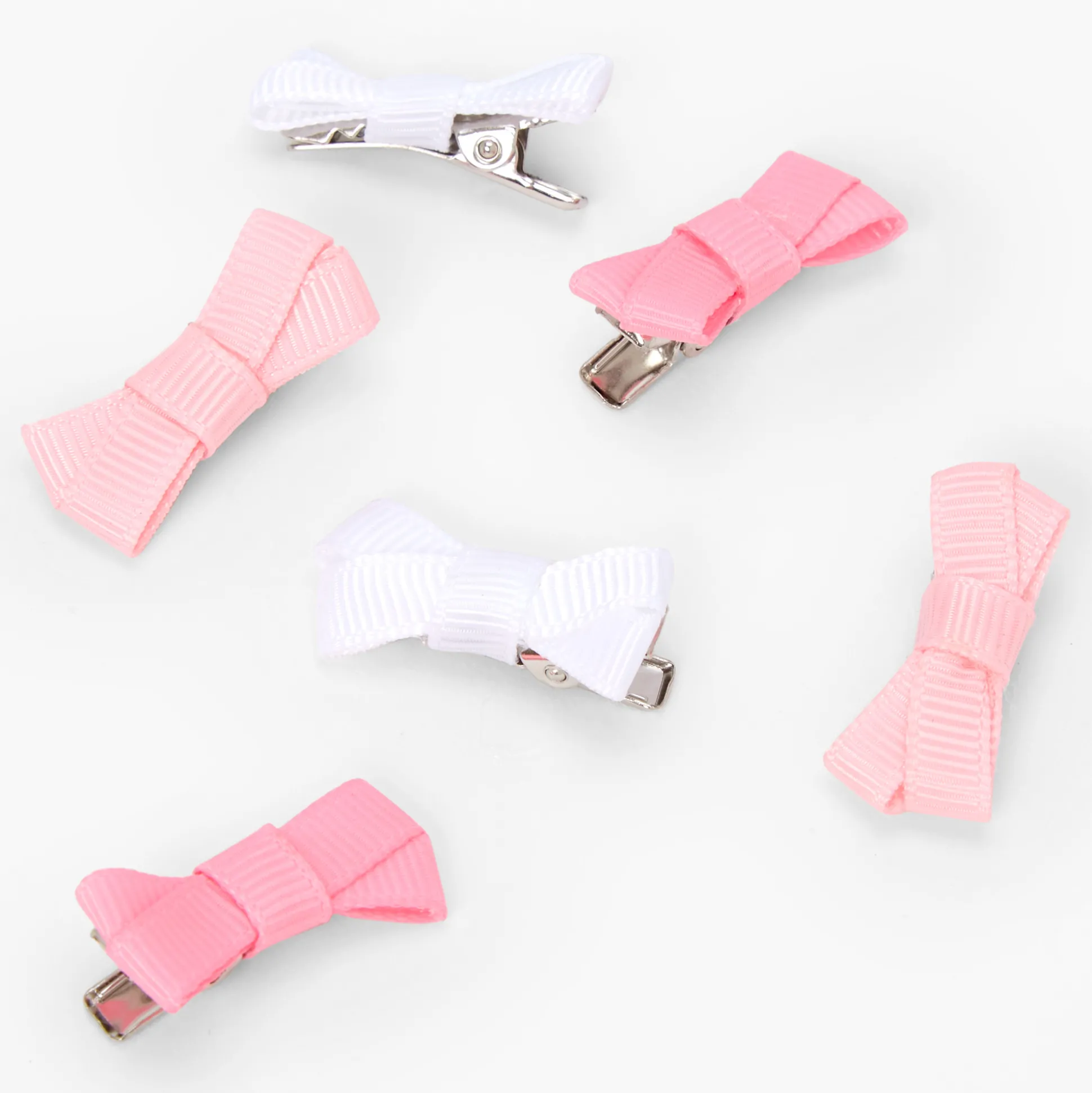 Barrettes à cheveux avec dégradé rose Claire's Club - Lot de 6