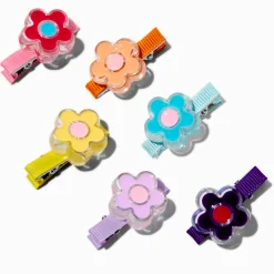 Barrettes à fleurs couleurs vives Claire's Club - Lot de 6