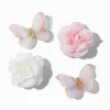Barrettes à fleurs en mousseline et papillon Claire's Club - Lot de 4