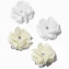 Barrettes à fleurs en mousseline grande occasion Claire's Club - Lot de 4