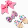 Barrettes à nœud crème glacée Claire's Club - Lot de 3
