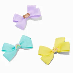 Barrettes à nœud ruban bouclé Claire's Club - Lot de 3