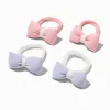 Barrettes à nœuds bouffants pastel Claire's Club - Lot de 4