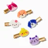 Barrettes animaux arc-en-ciel Claire's Club - Lot de 6