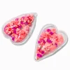 Barrettes clic clac cœur shaker rose Claire's Club - Lot de 2