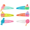 Barrettes clic clac friandises Club Claire's - Lot de 6