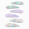 Barrettes clic clac imprimé à fleurs Claire's Club - Lot de 6