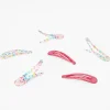 Barrettes clic clac magasin de bonbons à paillettes Claire's Club - Lot de 6