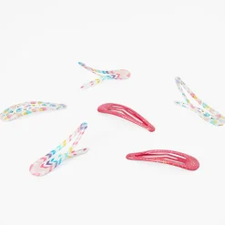 Barrettes clic clac magasin de bonbons à paillettes Claire's Club - Lot de 6