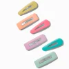 Barrettes clic clac pastel mates - Lot de 6
