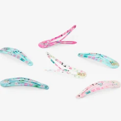 Barrettes clic clac petits animaux Claire's Club - Lot de 6