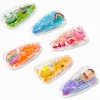 Barrettes clic clac shaker petits animaux à paillettes pastel Claire's Club - Lot de 6