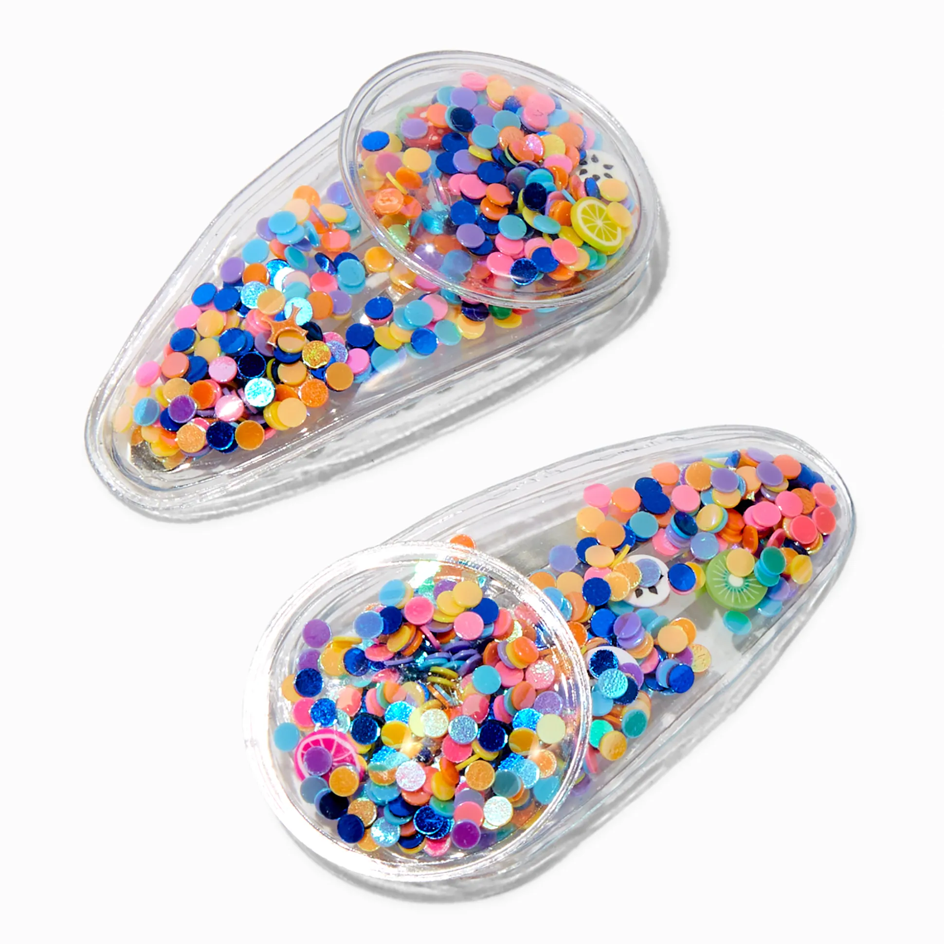 Barrettes clic clac shaker pois Claire's Club - Lot de 2