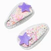 Barrettes clic clac shaker étoile Claire's Club - Lot de 2