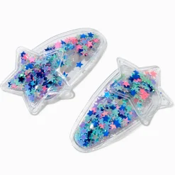 Barrettes clic clac shaker étoile Claire's Club - Lot de 2