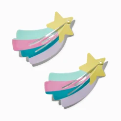 Barrettes clic clac étoile filante Claire's Club - Lot de 2