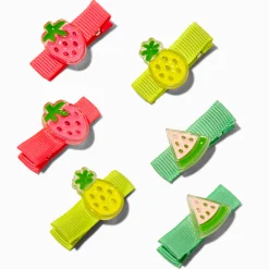 Barrettes icônes fruits Claire's Club - Lot de 6