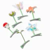 Barrettes pousses de jardin fée - Lot de 6