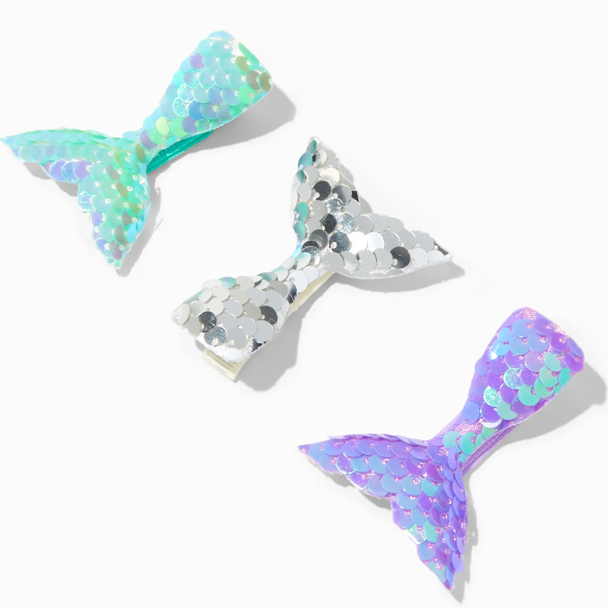 Barrettes queue de sirène à sequins Claire's Club - Lot de 3