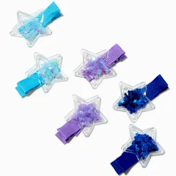 Barrettes shaker étoile Claire's Club - Lot de 6