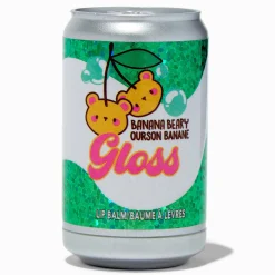 Baume à lèvres canette de soda « Beary » banane