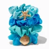 Beachfront Blue Hair Scrunchies - 4 Pack