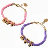 Best Friends Bubble Letter Rope Bracelets - 2 Pack