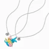 Best Friends Hugging Cat & Rabbit Pendant Necklaces - 2 Pack