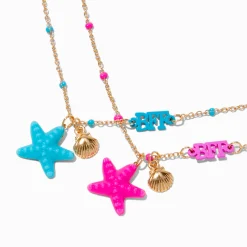 Best Friends Starfish Pendant Necklaces - 2 Pack