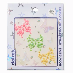 Bijoux de corps papillon phosphorescents