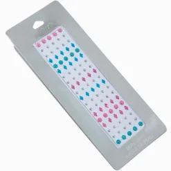 Bijoux de peau géométriques fleurs pastel - Lot de 100