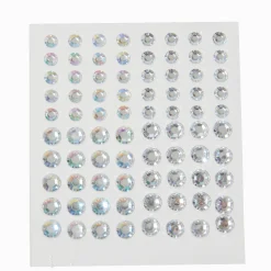 Bijoux pour cheveux en strass iridescents - Lot de 80