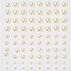 Bijoux pour cheveux perles d'imitation blanches - Lot de 80