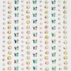 Bijoux pour cheveux strass papillon aurores boréales - Lot de 153