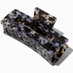 Black Tortoiseshell Rectangular Hair Claw