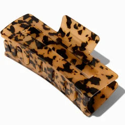 Blonde Tortoiseshell Rectangular Hair Claw