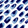 Blue Swirl Stiletto Vegan Faux Nail Set - 24 Pack
