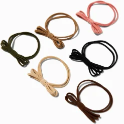 Boho Bow Hair Ties - 6 Pack