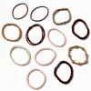 Boho Brown & Pink Mixed Hair Ties - 12 Pack