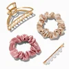 Boho Hair Claw, Hair Pin, & Hair Scrunchies - 4 Pack