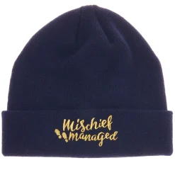 Bonnet bleu « Mischief Managed » de Harry Potter™