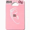 Boucle d’oreille pour piercing au cartilage 0,8 mm visage strass en acier inoxydable Hello Kitty®