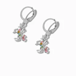 Boucles d’oreilles huggies licorne